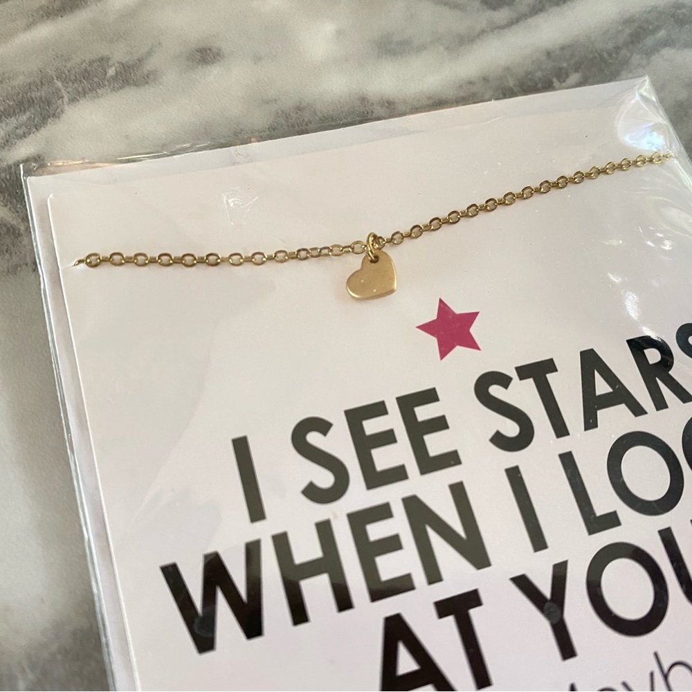 Dainty Gold Heart Necklace